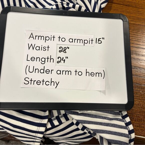 Soprano junior Striped halter Dress Skater Style size junior large - Picture 9 of 12